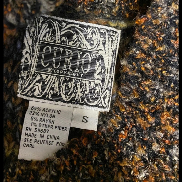 Anthropologie Curio Knit Sweater Long Line Button Up Cardigan - Picture 5 of 7